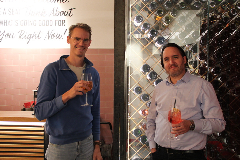 Loris Vallotton et Arnaud Cucciardi lors de notre networking
